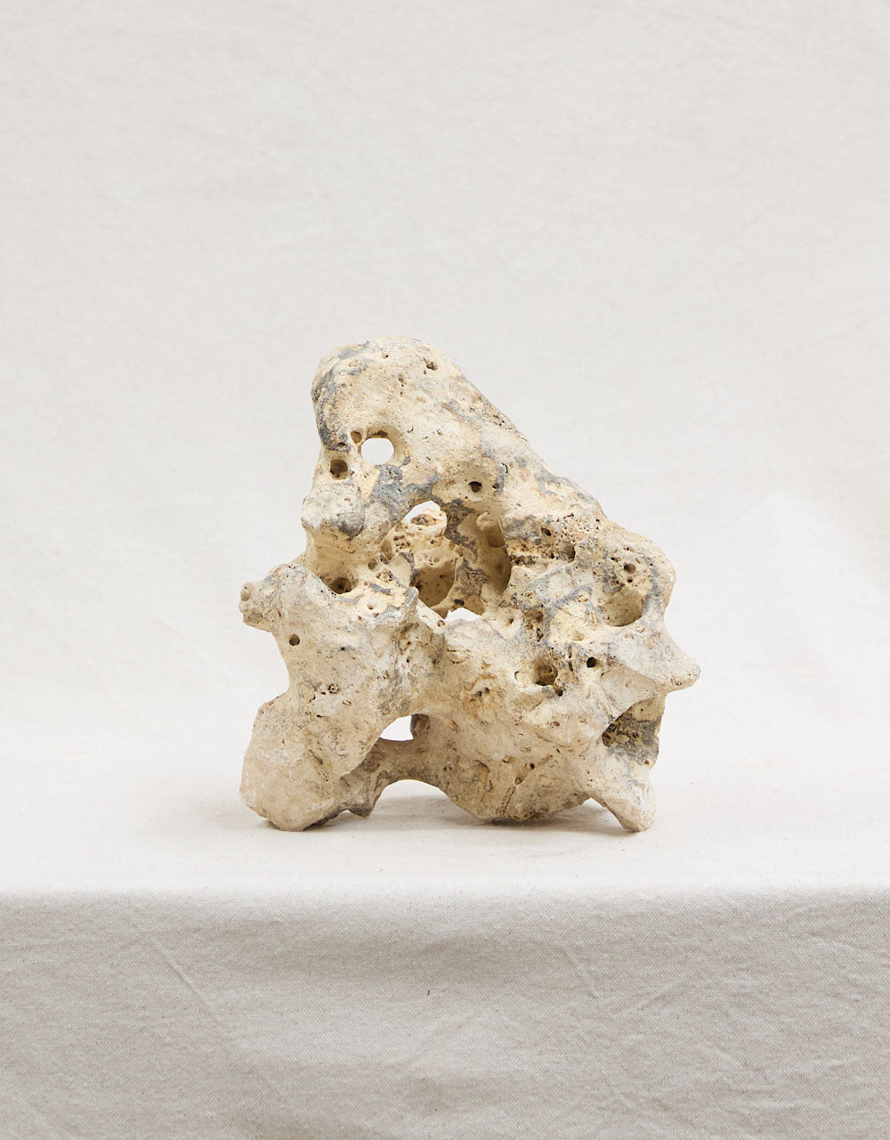 Weathered limestone staging rock for plant styling